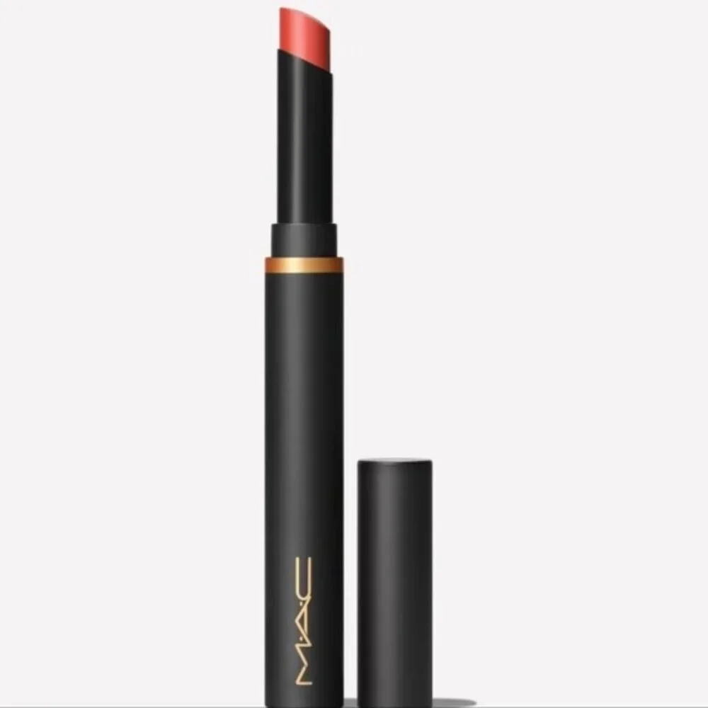 MAC Sweet Cinnamon Powder Kiss Velvet Blur Slim Stick Lipstick  .07oz NEW IN BOX